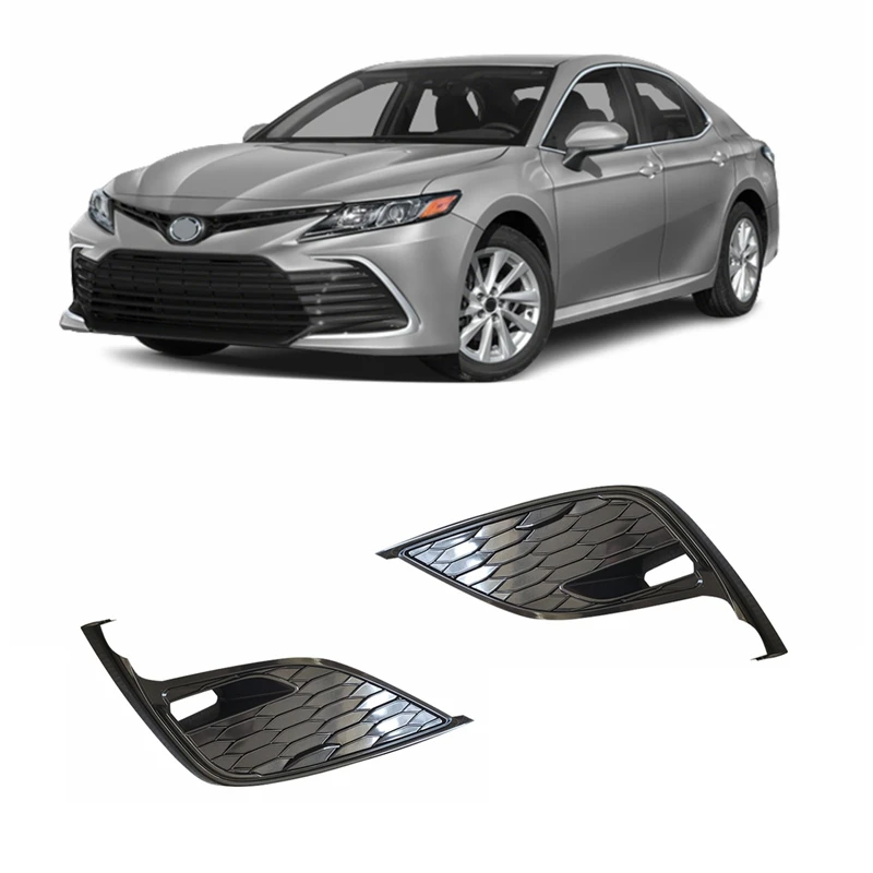 Saivis auto spare parts fog lamp lights case plastic cover for toyota camry 2020 2021