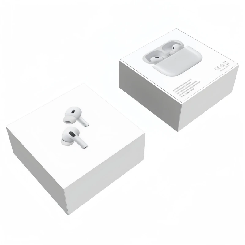 Custom electronics packaging design High quality rigid cardboard bluetooth earphone packaging box for wireless earbuds