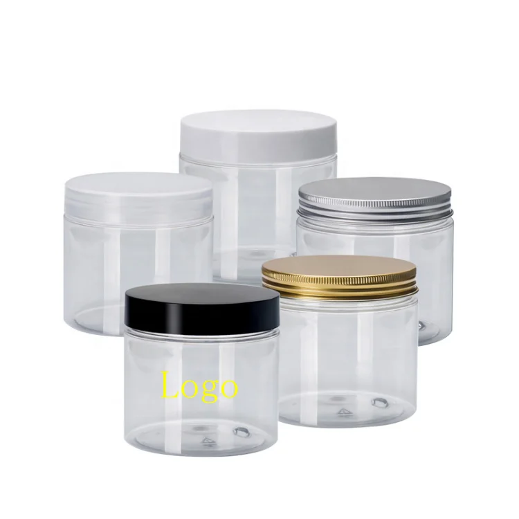 3oz 4oz 5oz 6oz 8oz 10oz 12oz 16oz 32oz food grade honey jar body butter scrub container pet plastic jar with screw top lids