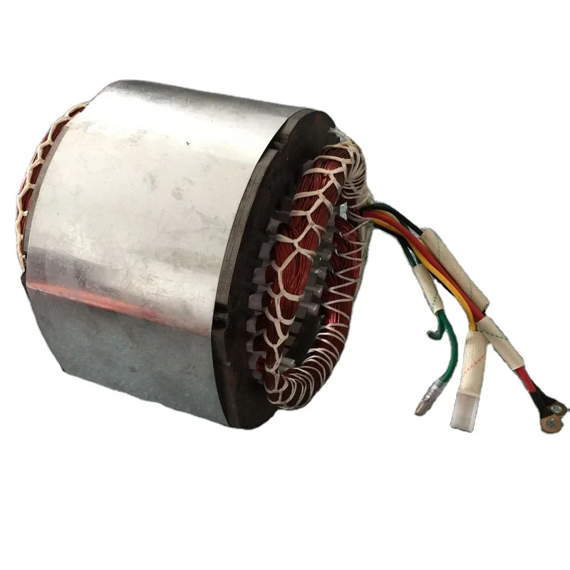 Gasoline Generator Alternator 380V 50Hz Three Phase 100% Copper Wire Petrol 5kw Generator Rotor and Stator
