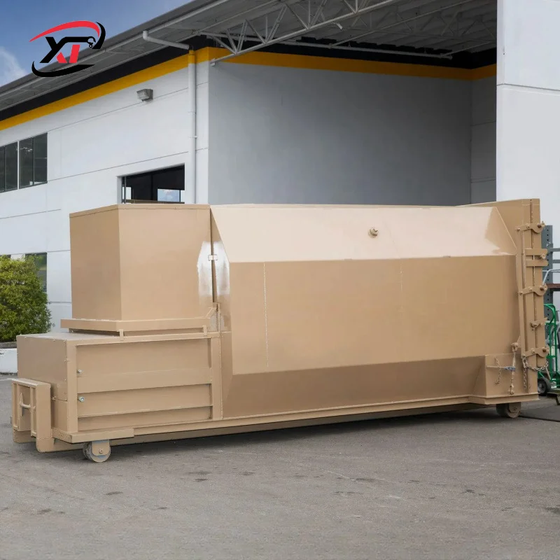 Smart High Efficiency Garbage Compactor Waste Collector and Rubbish Compressor for Restaurant Hotel Waste Treatment Machinery