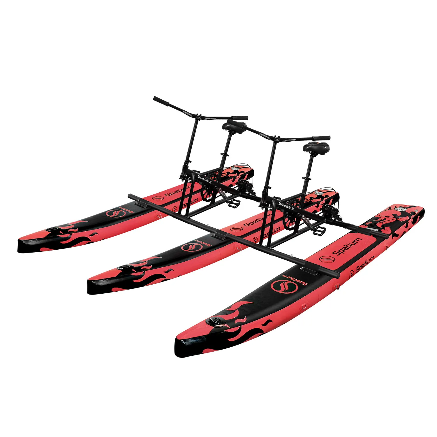 Favorite New Double Seats Floating Inflatable Water Bike Pedal Boats  Floating Bicycle for Two Person