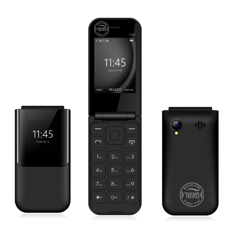 Oem Odm Flip Phones Cheap Feature Phone 4G Unlocked Cell /Fold Elder Dual Screen Custom Button 2.8 Inch Flip Phone 4G