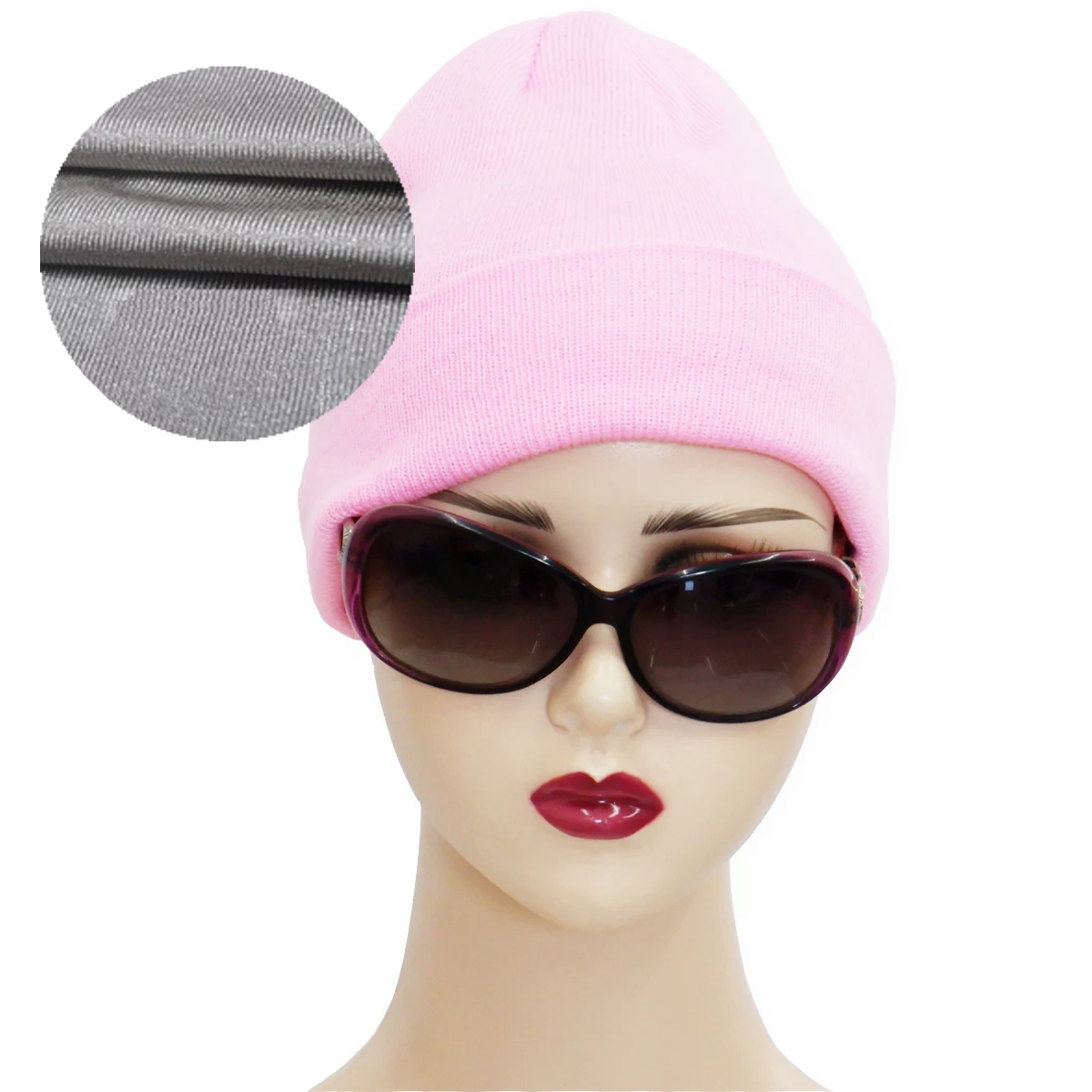 ЭМФ Защитная шапка для защиты от излучения вязаная шапочка унисекс