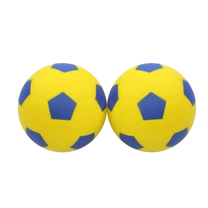 Lot De 6 Balles Anti-stress Mousse – Mini Football 4 Cm, Coloré, Compressible – Fête, Détente