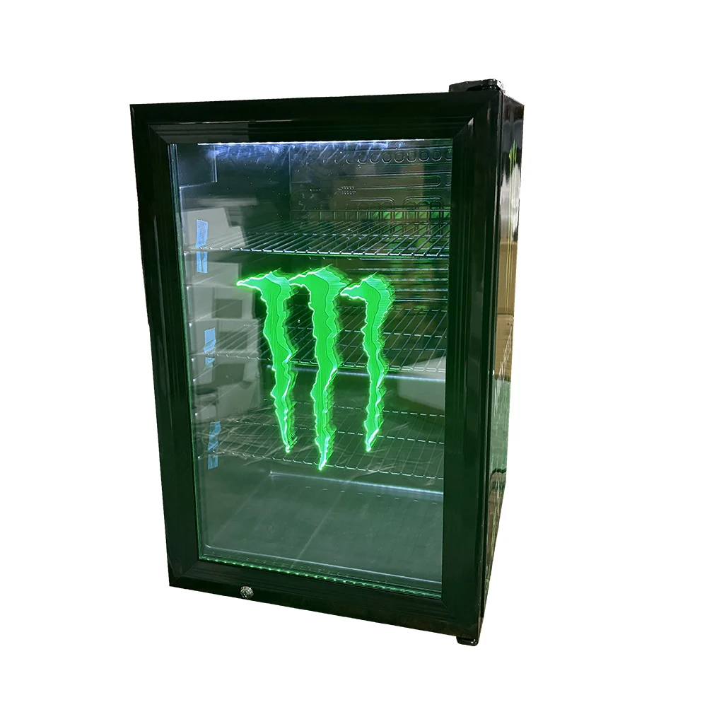 SC70 70L モンスターエナジードリンク 500ml ミニ冷蔵庫 LEDライト