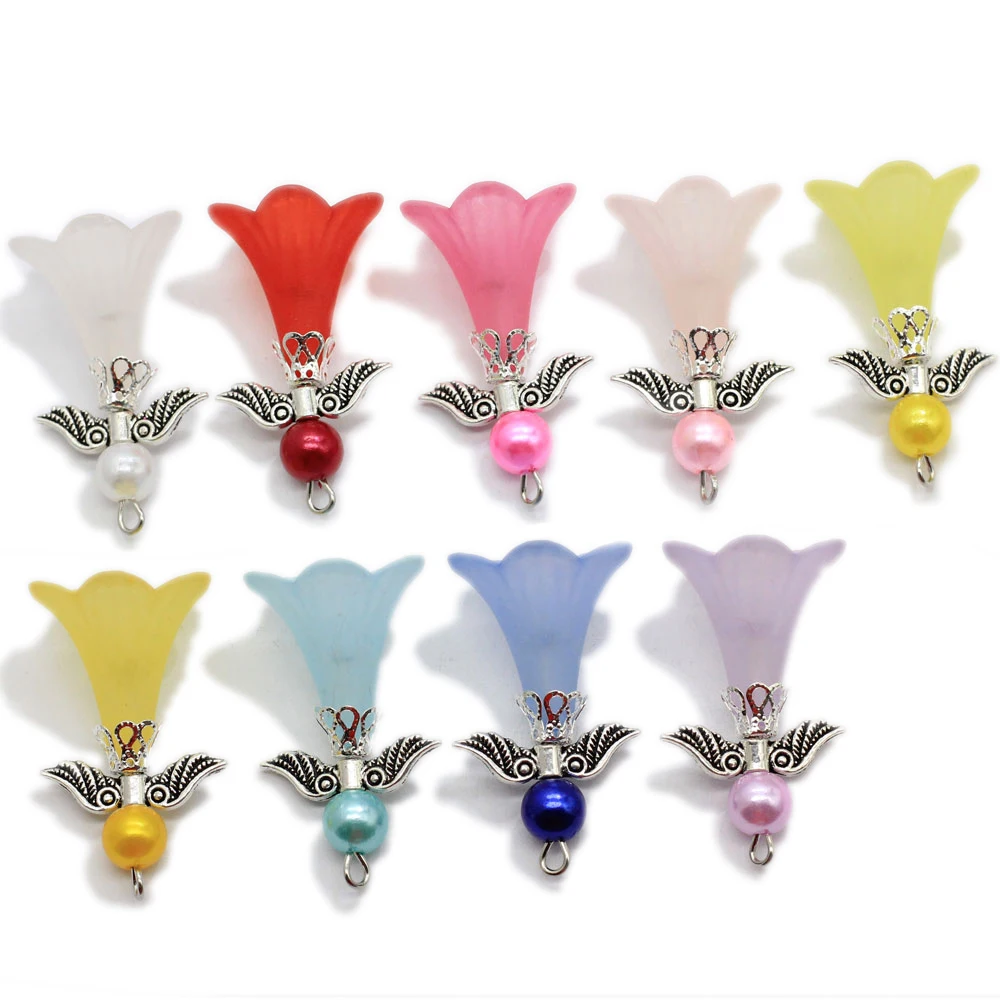 50pcs Wing Charms Bulk Charms Wings Angel Charms Antqiue