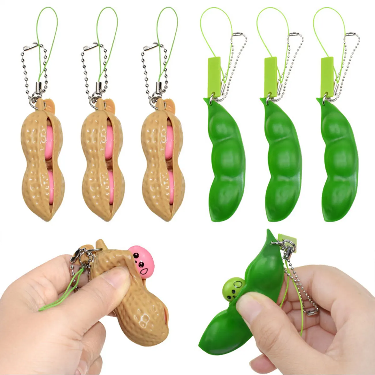 Free Shipping Squeez Beans Peas Pea Nuts Keychain Fidget Toys Squishy Anti Stress Reliever Relief Squeeze Edamame Soybean Toy Buy Pea Pod Toy Fidget Toy Sensory Toy Product On Alibaba Com