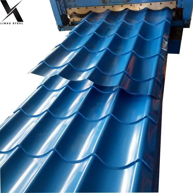 Hot Selling 6m Iron Ibr Prices Per Sheet Color Corrugated Steel Roof Sheet Galvanize Zinc Aluminum Ppgi Metal Roofing Sheet