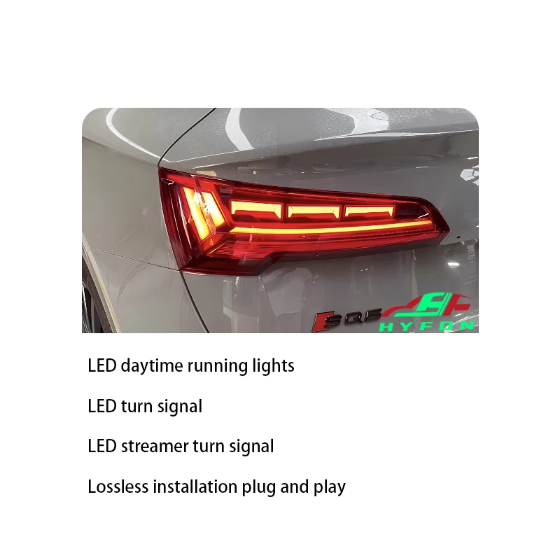 For Audi Q5 SQ5 RSQ5 2018-2024 Upgraded Full LED Rear Tail Lights LED Reversing Lights LED Brake Lights Plug and Play