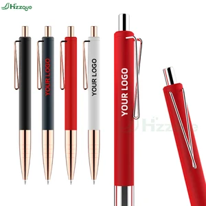 High Quality 0.5mm Gel Ink Pen Luxury Metal Pens with Custom Laser Engraved Logo Perfect Business Gifts Pens