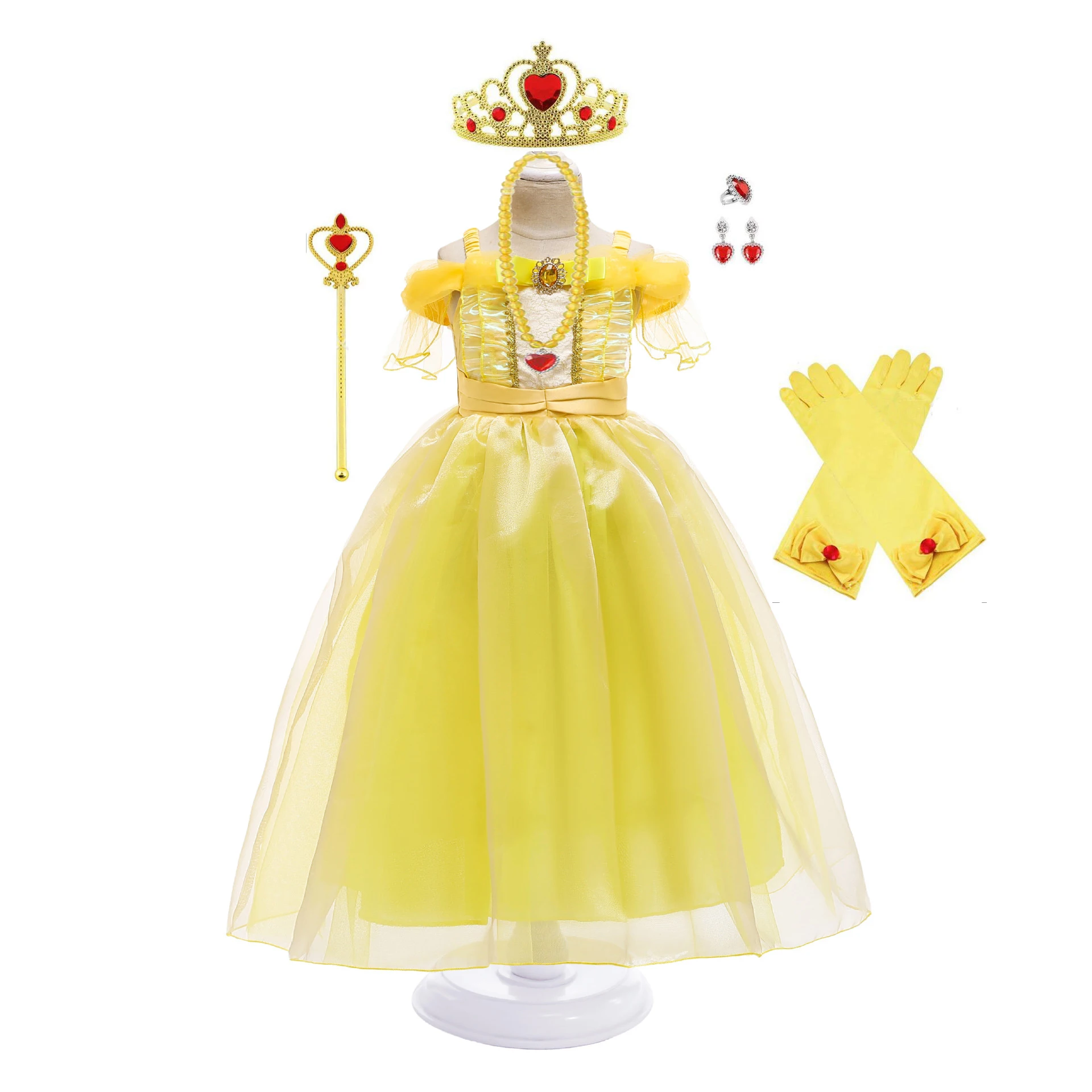 Alibaba.com: ecowalson Belle Dress for Girl, Polyester material, Floral  ball gown for kids : In-stock items with fast sample order lead time for  business buyers.