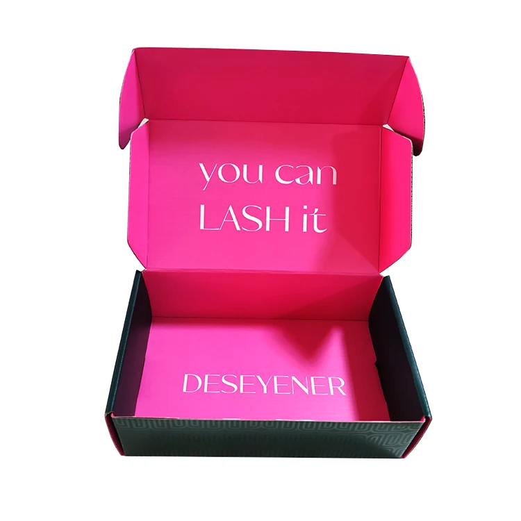 Product Customize Mailer Box Packaging Printing Clothes Apparel Corrugated Custom Wig Boxes with Logo Packaging