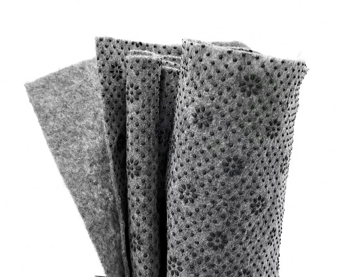 Лидер продаж, точечная пластиковая войлочная ткань, противоскользящие точки из ПВХ для подложки ковров, фетровая Подложка для ковровых покрытий по низкой цене