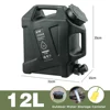 12L Style 3# Seau d'eau noire