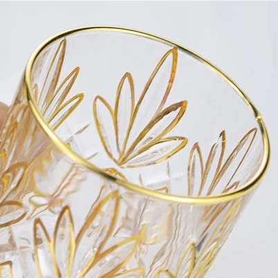 300ml 330ml Luxury Elegant Embossing Thickened Pasabahce Custom Glass Crystal Wine Glass Cup Whisky Spirit Shot Glass