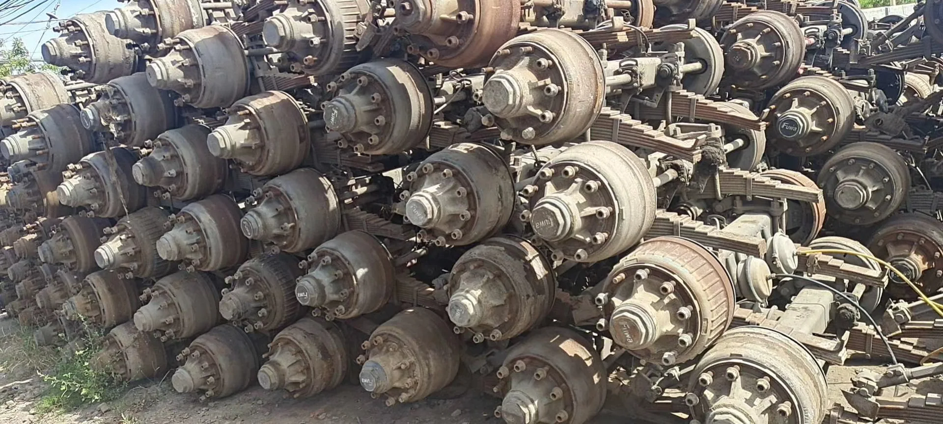 Low Price Truck And Trailer Parts Used Bpw Axles Second Hand Front Axle
