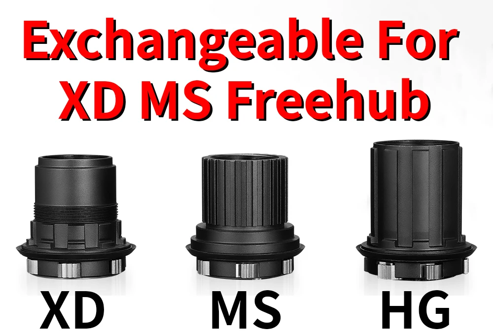 Yeenor Rear 135mm Qr Hg/xd/ms Road Bike Hub 32h 6 Pawls 3 Teeth Black