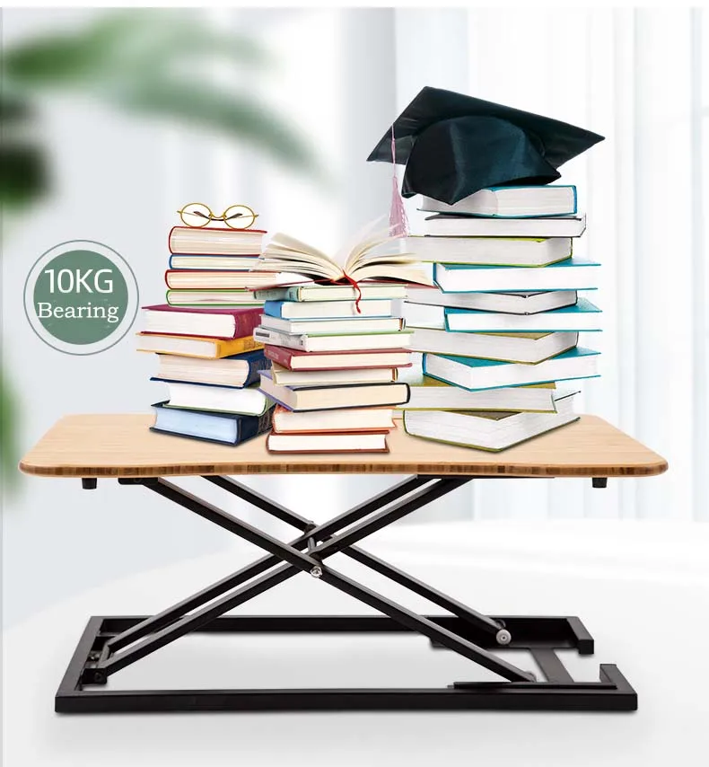 Mounts Standing Height Adjustable Desks Premium Sit Stand Converter Laptop Computer Stand Riser Table Workstation