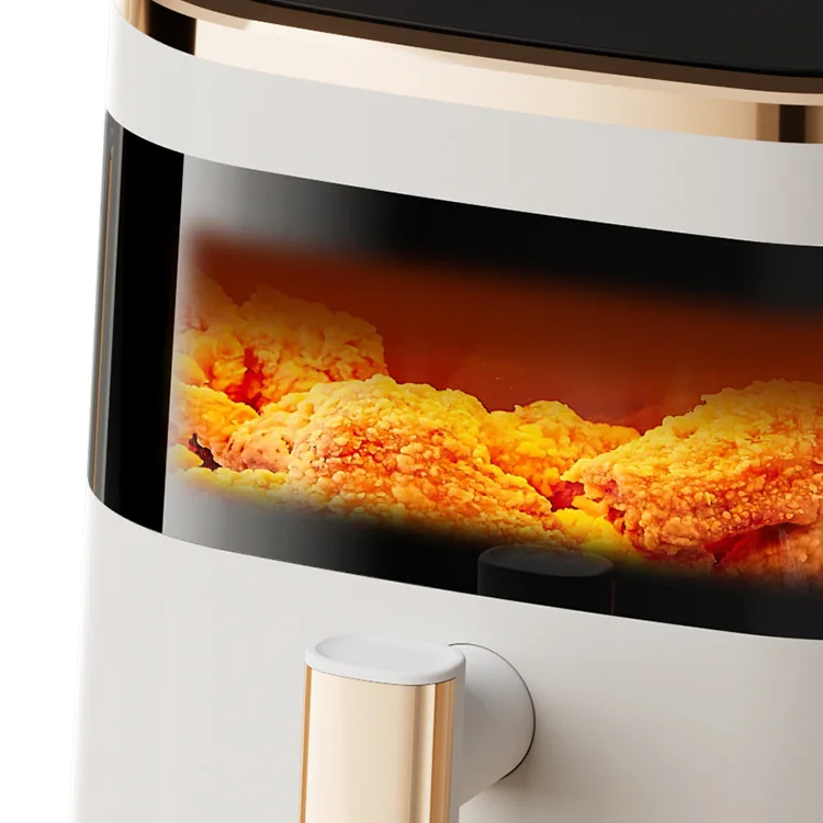 Household Multi-function 6L Mechanical Touchscreen Knob Visual Smart air Fryer