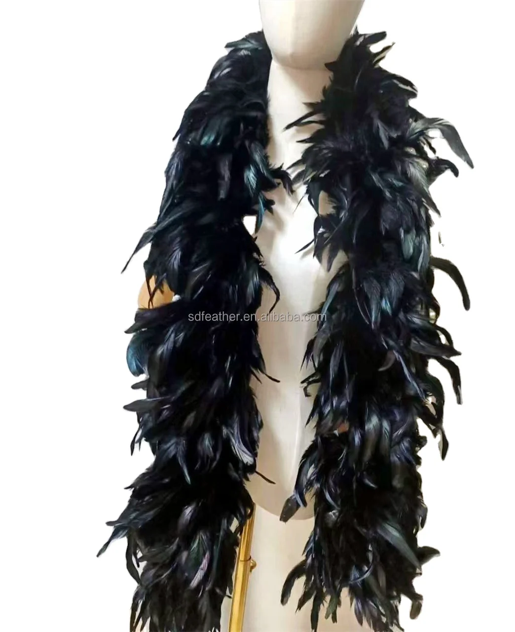 Costume Echarpe Boa Plume Décoration Mariage GreatRise Boa Plumes Dinde 2m  Écharpe