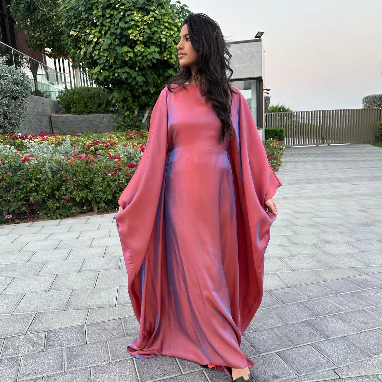 navy blue dresses for graduation A-Line Knee Length Forged Chiffon Graduation Dresses COCOMELODY CS0554, Watermelon