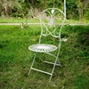 A retro white do old chair