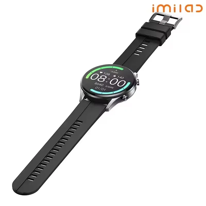 2024 New Product Imilab W12 Smart Watch IP68 Waterproof Watch HD Display tracker Heart Rate Monitor Electronic 	wristwatch