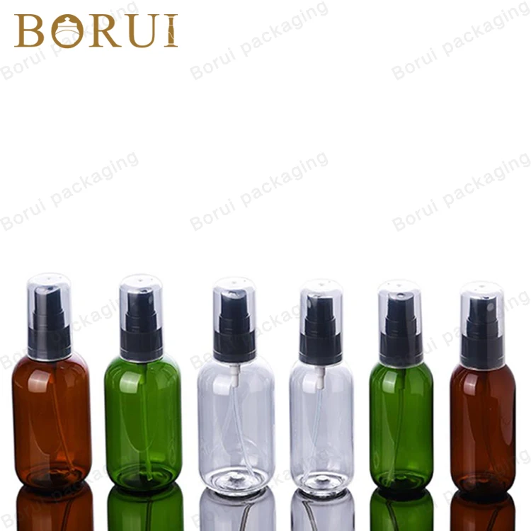 Borui Clear Empty Plastic Amber Boost Mist Spray Pump Pet Sprayer