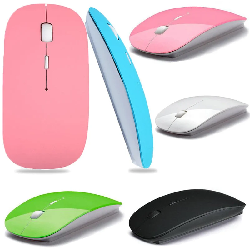 2.4GHz Wireless Optical Mouse USB 2.0 Receiver Adjustable for PC Desktop Laptop^ 