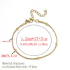 Perline con clip a forma di serpente, oro, larghezza 1,2 mm