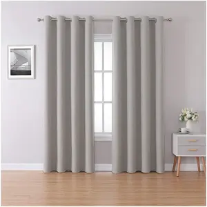 OEM Factory Window Curtain Efficient Blackout Grommet Curtain Window Blackout Curtain for the Living Room