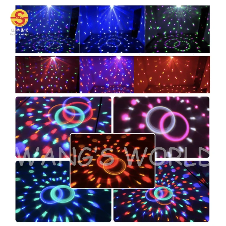 USB for  Mobile Phone Controlled LED Disco Ball Lights Party Stage Magic Ball Light Disco