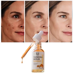Private Label Custom Glow Whitening Vitamin C Anti-Aging Women for Acne Pimple Removal Dark Spot Face Care Lemon Turmeric