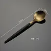 black dinner spoon