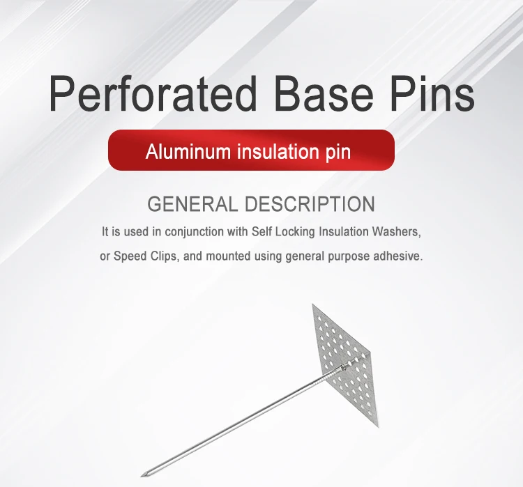 Perforated Base Insulation Hanger Zinc Finish Perforated Base Hvac
