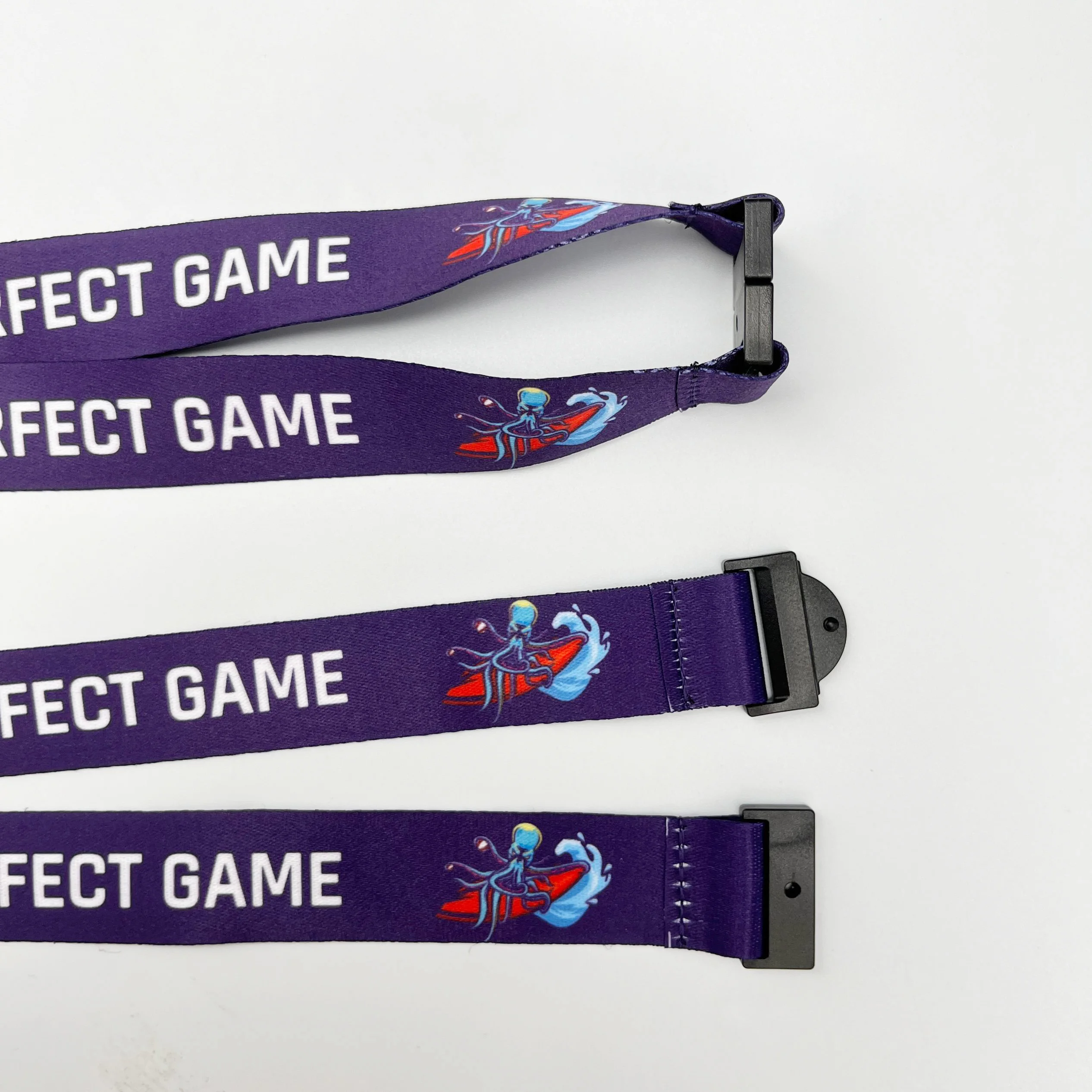 Custom Polyester Lanyard - 25x900mm with Detachable Buckle