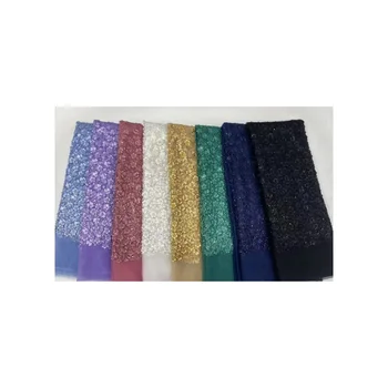Superior Quality Green Wide Lace Fabric for Women'S Clothing