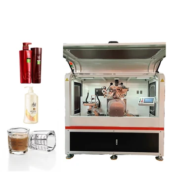 Full Automatic Servo Varnish And Screen Printing And Hot Shaped Polygon Oval High Precision Stamping Machine
