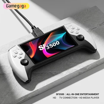 Gamegaga SF3500 携帯ゲーム機 5インチ FHD対応 TV出力 64GB 20000種類