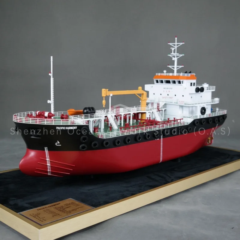 【L】O.A.S Ručně Vyrobený Model Lodi Na Míru 65 cm Model Tankeru PACIFIC z Továrny pro Suvenýry a Dárky