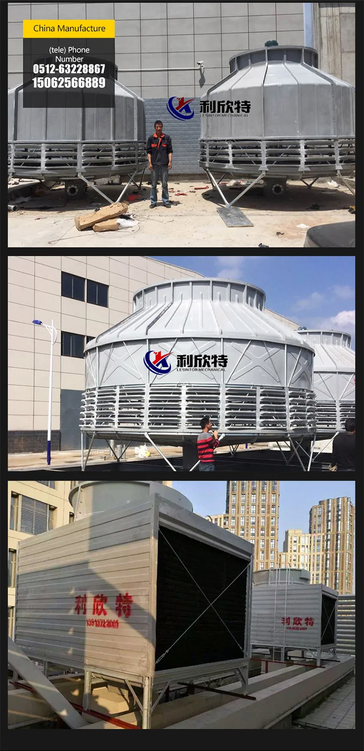 20t Cooling Tower With Ventilation Fans Mini Water Cooling Tower Air