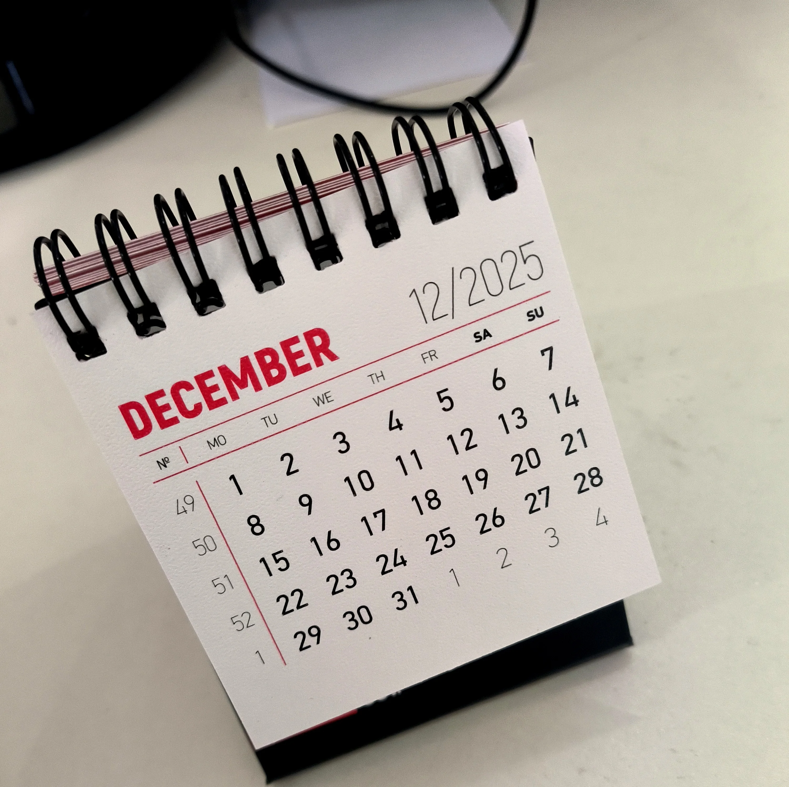 Пользовательские 2025 Мини Календарь настольные календари