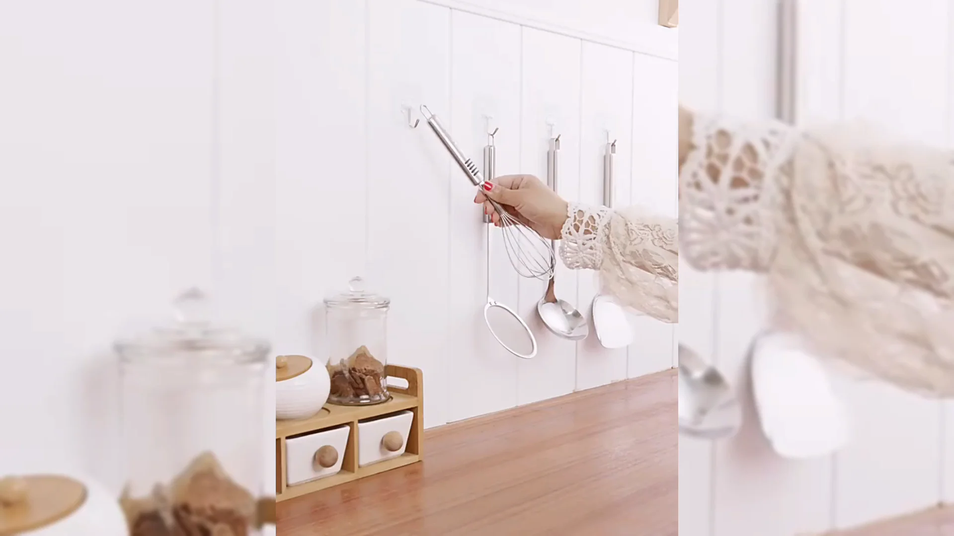 Transparent Suction Hook Loadbearing Plastic Wall Hook Storing