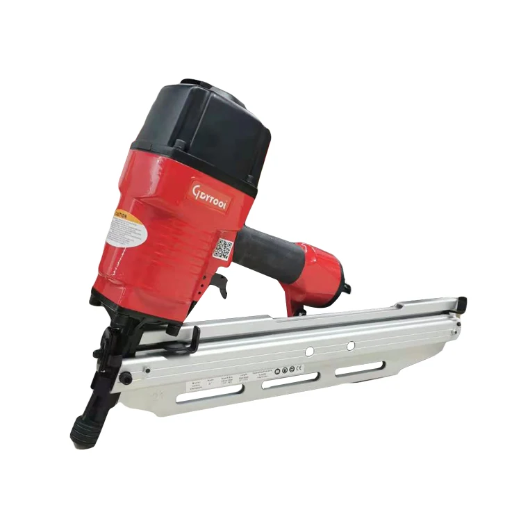 21 Degree Round Head Air Framing Nailer Air Nail Gun Pneumatic Plastic