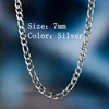 7mm Silver Figaro Chain