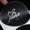 Coated paper self-adhesive