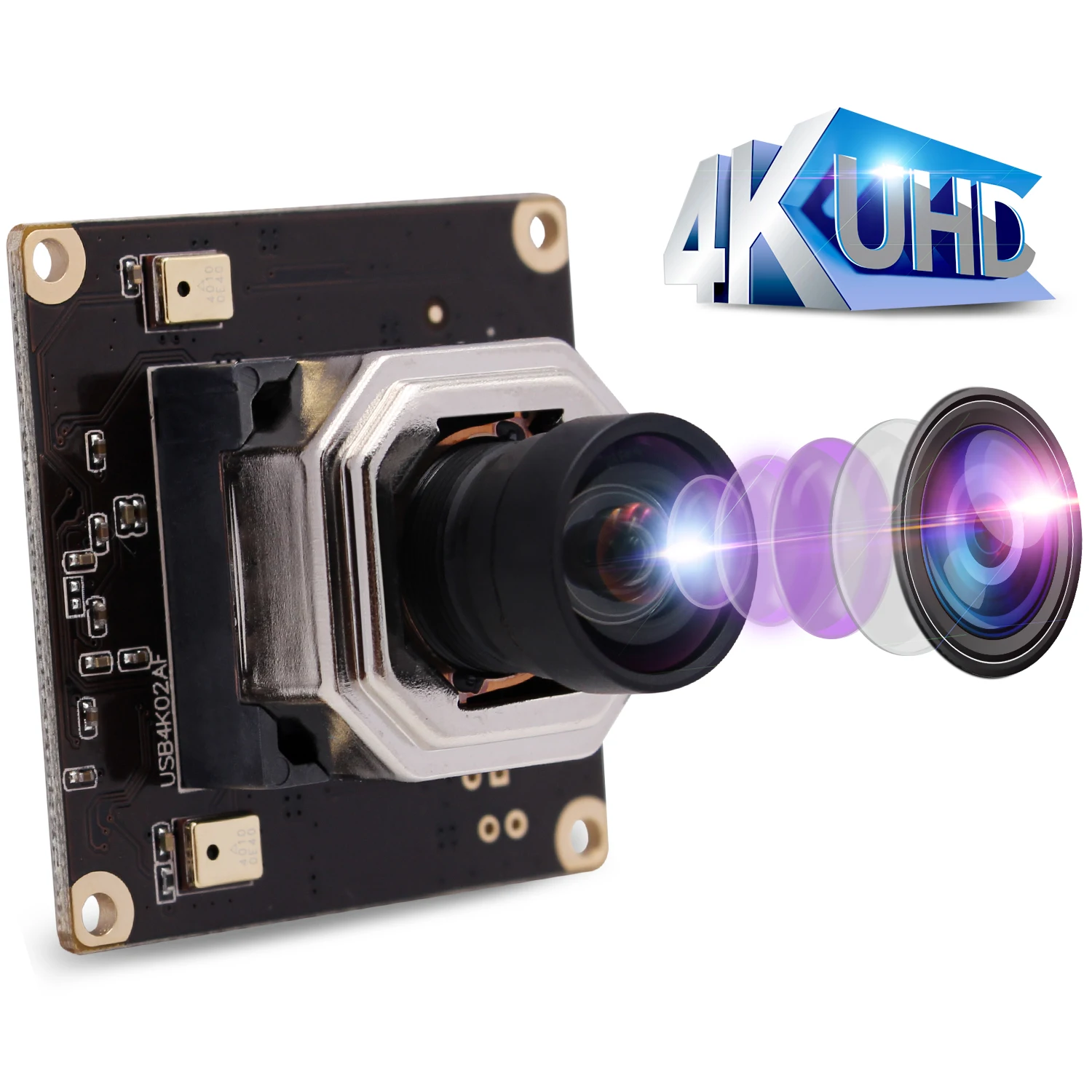 ELP 4K Ultra HD IMX415 Sensor 3840X2160 30fp industri Mini fokus otomatis  kamera Web USB 4k untuk penglihatan mesin