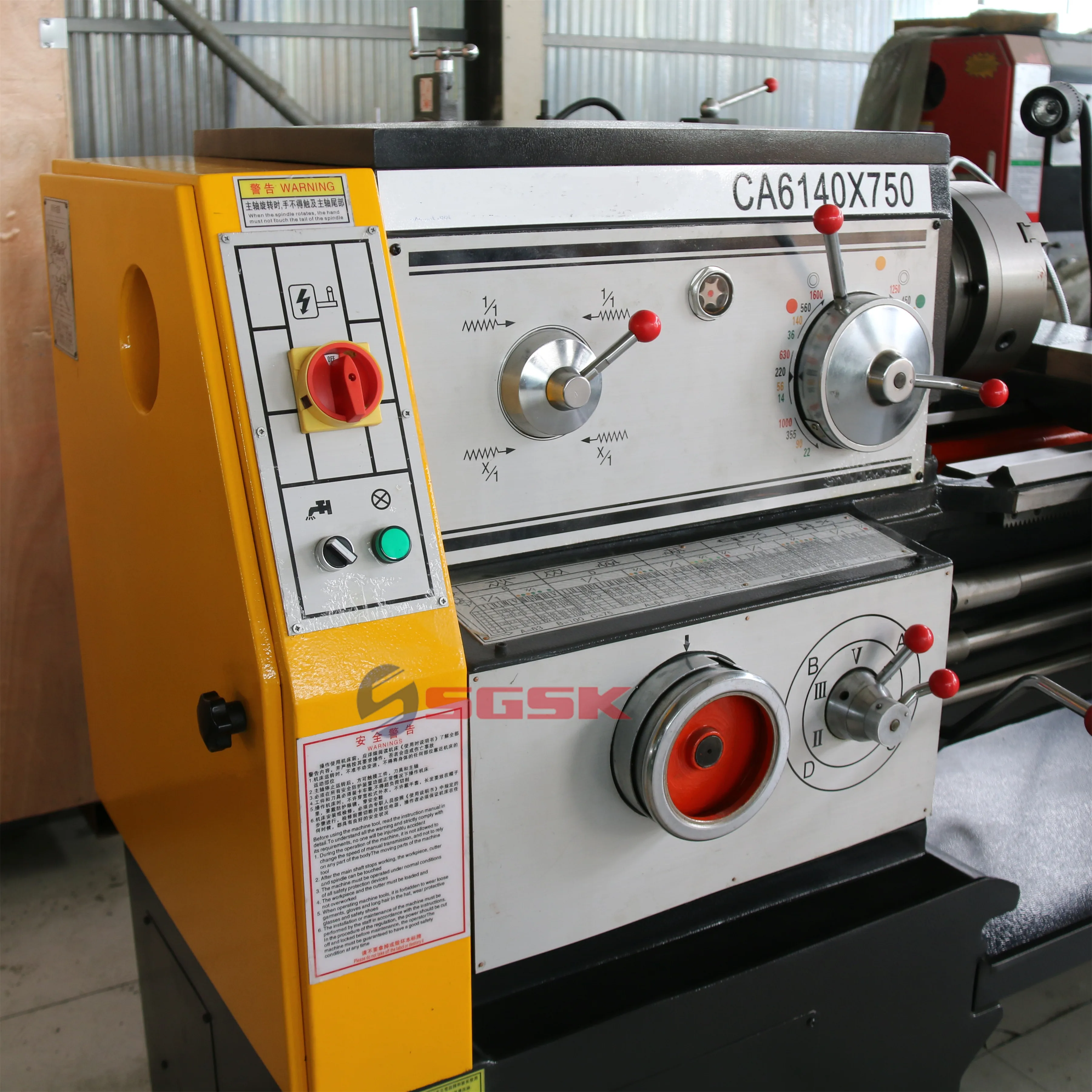 Токарный станок 6 футов CA6240B зазор кровать 80 мм шпиндель отверстие токарный станок