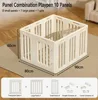 Fence style 8 small panels 1 large panel 1 gate